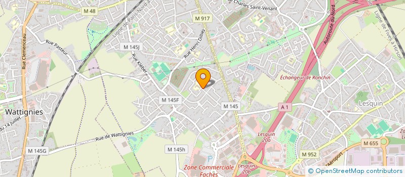 localisation de l'entreprise MONSIEUR VIANNEY MASCRET  FACHES-THUMESNIL