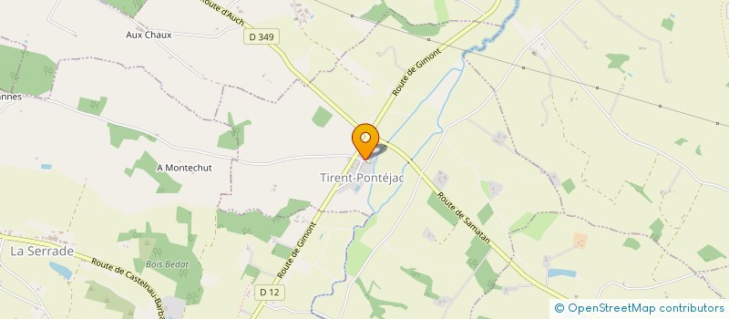 localisation de l'entreprise MONSIEUR VIANNEY MERCIER  TIRENT-PONTEJAC