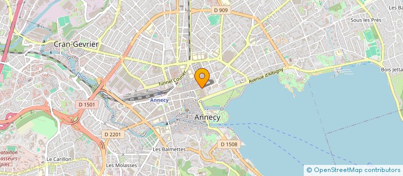 localisation de l'entreprise MONSIEUR VIANNEY MOTTE à ANNECY