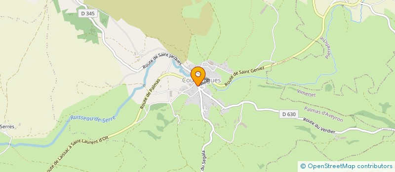 localisation de l'entreprise MONSIEUR VIANNEY NENERT  PALMAS D'AVEYRON