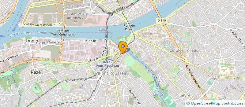 localisation de l'entreprise MONSIEUR VIANNEY PETIBON DE LA BESNARDIERE  REZE