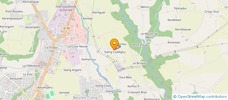 localisation de l'entreprise MONSIEUR VIANNEY QUENTEL à CONCARNEAU