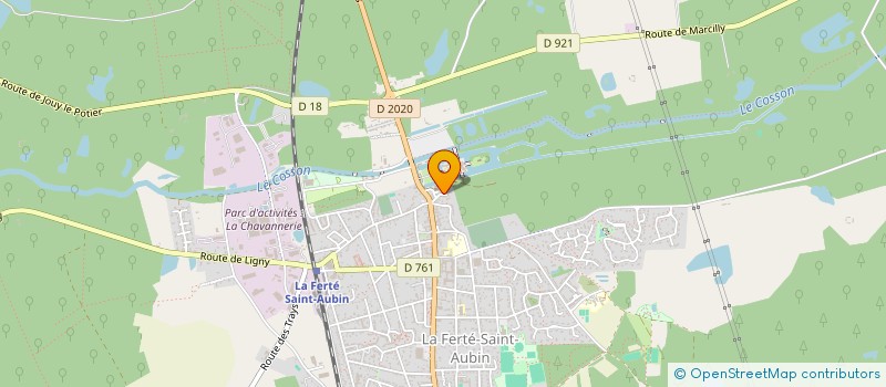 localisation de l'entreprise MONSIEUR VIANNEY RIOTTE à LA FERTE SAINT-AUBIN