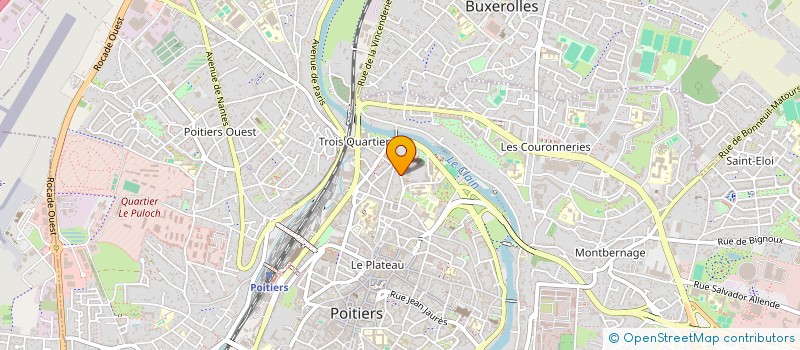 localisation de l'entreprise MONSIEUR VIANNEY SALAUN  POITIERS