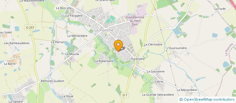 localisation de l'entreprise MONSIEUR VIANNEY SELOSSE à LA PLANCHE
