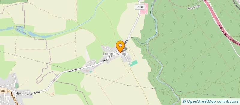 localisation de l'entreprise MONSIEUR VIANNEY ZAHNER  LOMMERANGE