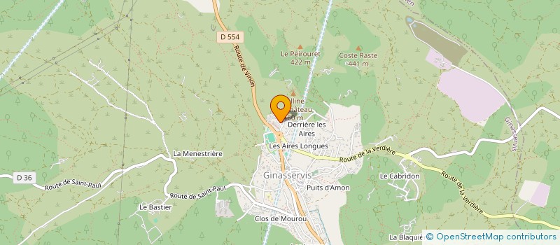 localisation de l'entreprise MONSIEUR VIANNOT AUDRY GABRIEL  GINASSERVIS