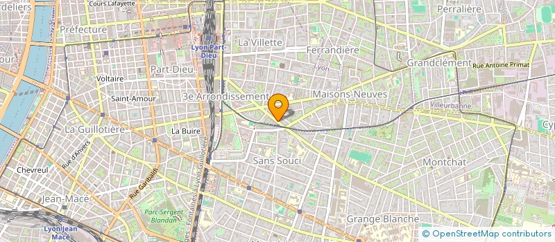 localisation de l'entreprise MONSIEUR VICENT BERTRAN  LYON