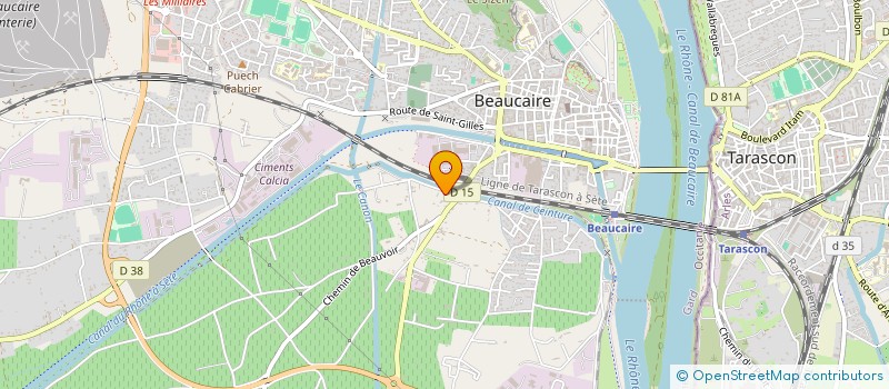 localisation de l'entreprise MONSIEUR VICENTE FORT  BEAUCAIRE