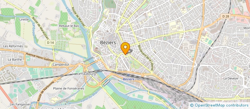 localisation de l'entreprise MONSIEUR VICENTE GIMENEZ à BEZIERS