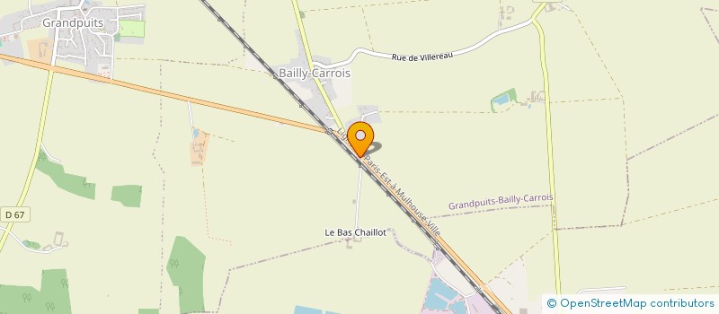 localisation de l'entreprise MONSIEUR VICENTIU GREUCEAN à GRANDPUITS-BAILLY-CARROIS