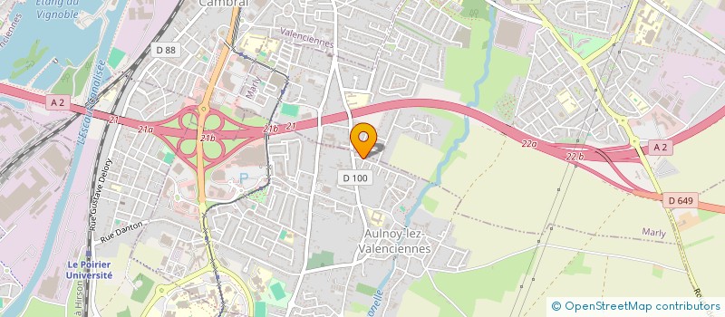 localisation de l'entreprise MONSIEUR VICENZO CAVALLARO  AULNOY-LEZ-VALENCIENNES
