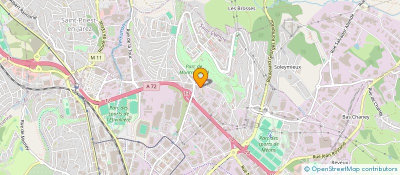 localisation de l'entreprise MONSIEUR VICHENTE STANCU  SAINT-ETIENNE