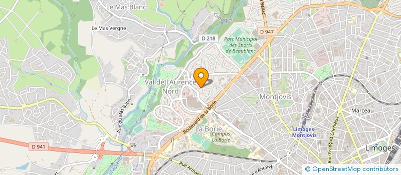 localisation de l'entreprise MONSIEUR VICHET CHEAV à LIMOGES