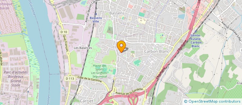 localisation de l'entreprise MONSIEUR VICKNESWARAN RAMANATHAN  CARBON-BLANC