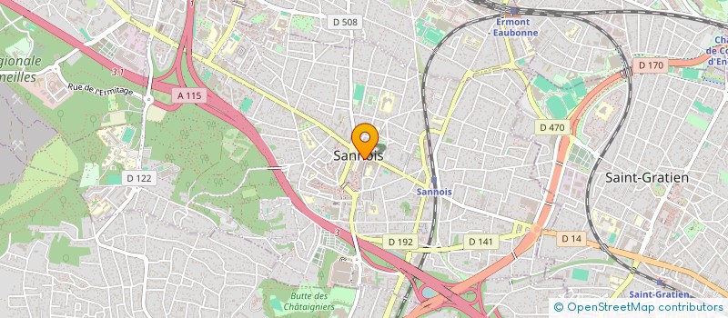 localisation de l'entreprise MONSIEUR VICKY SIEGLER  SANNOIS