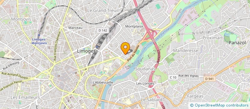 localisation de l'entreprise MONSIEUR VICO GROZEA à LIMOGES