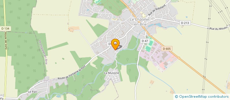 localisation de l'entreprise MONSIEUR VICTER CHELLEMBRON  LE CHATELET-EN-BRIE