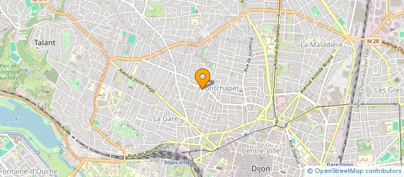 localisation de l'entreprise MONSIEUR VICTOIRE HENRIQUET M'BONGOLO  DIJON