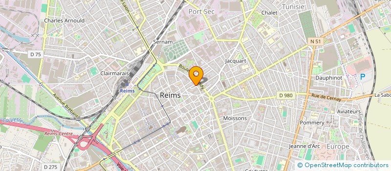 localisation de l'entreprise MONSIEUR VICTOR ACHILI  REIMS