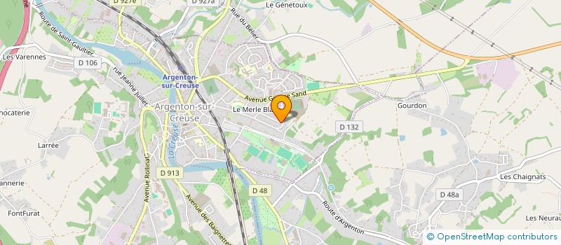 localisation de l'entreprise MONSIEUR VICTOR AFONSIM à ARGENTON-SUR-CREUSE