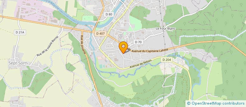localisation de l'entreprise MONSIEUR VICTOR AFONSO  LA FERTE-SOUS-JOUARRE