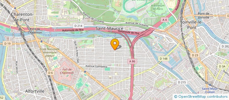 localisation de l'entreprise MONSIEUR VICTOR ALMEIDA ROMAO  MAISONS-ALFORT