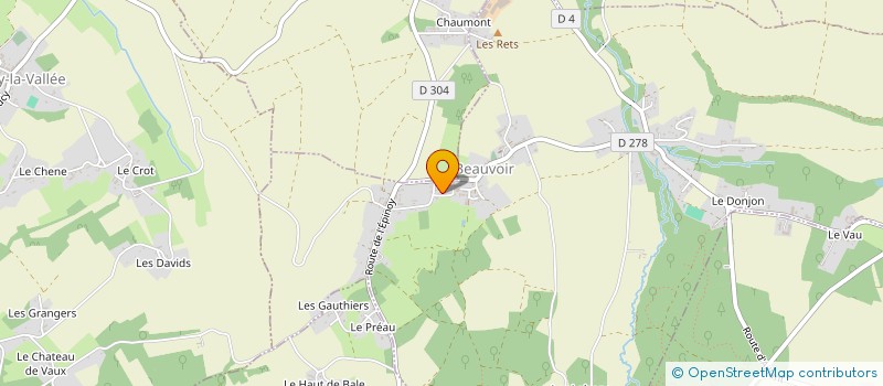 localisation de l'entreprise MONSIEUR VICTOR AMORO  BEAUVOIR