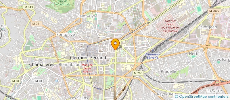 localisation de l'entreprise MONSIEUR VICTOR ANDRE  CLERMONT-FERRAND