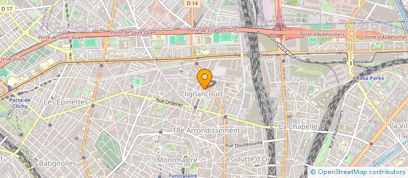 localisation de l'entreprise MONSIEUR VICTOR APARICIO FLORES  PARIS