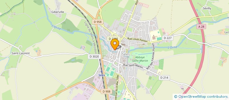 localisation de l'entreprise MONSIEUR VICTOR AUBERT à SEES