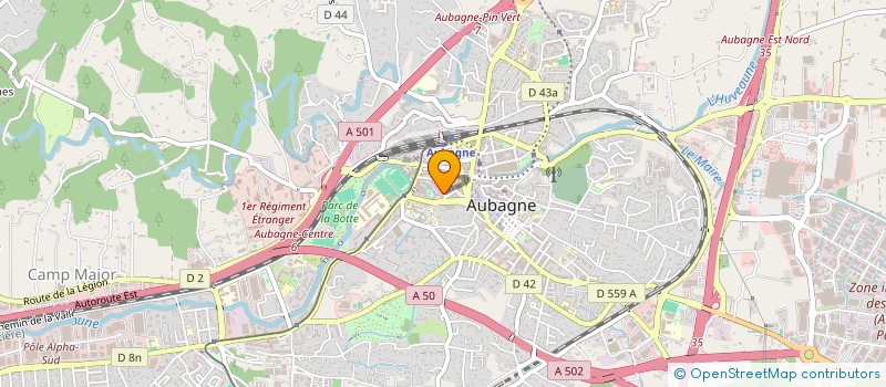 localisation de l'entreprise MONSIEUR VICTOR AUDIBERT  AUBAGNE