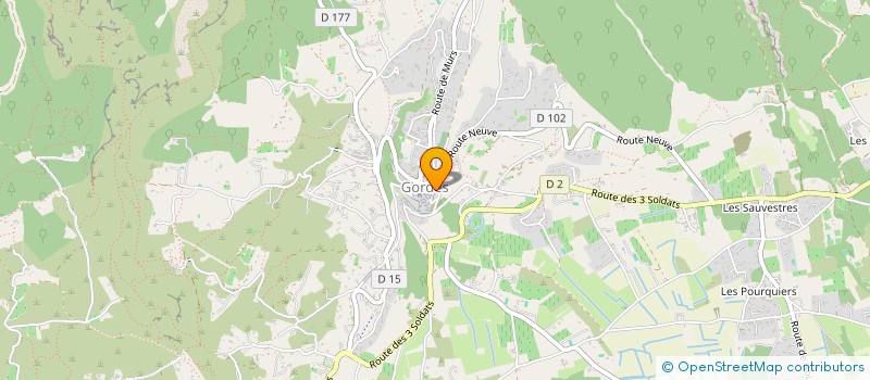 localisation de l'entreprise MONSIEUR VICTOR AYASSE  GORDES