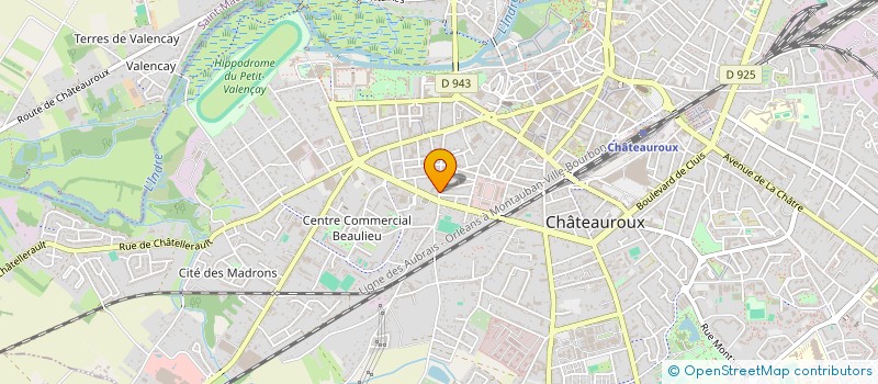 localisation de l'entreprise MONSIEUR VICTOR BABINEAU à CHATEAUROUX