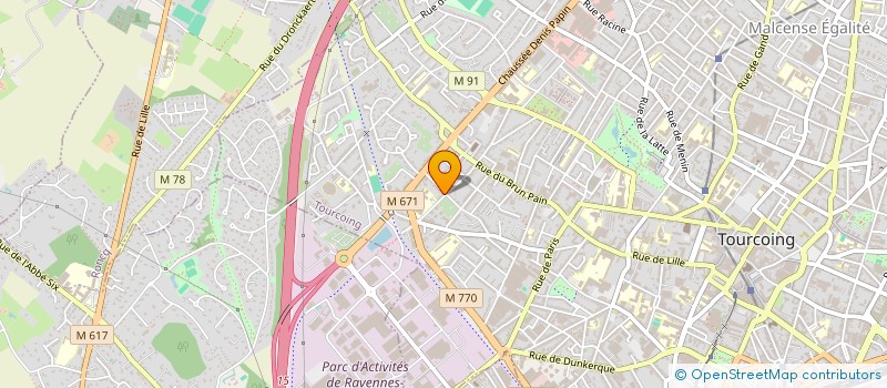 localisation de l'entreprise MONSIEUR VICTOR BABOICTOR BABO  TOURCOING