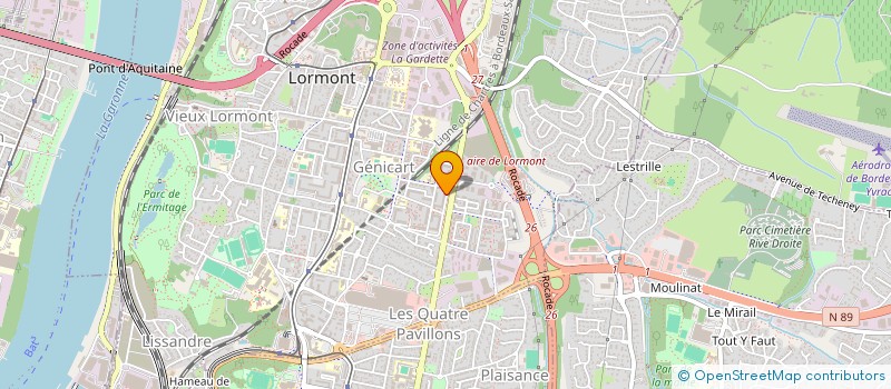 localisation de l'entreprise MONSIEUR VICTOR BACIU  LORMONT