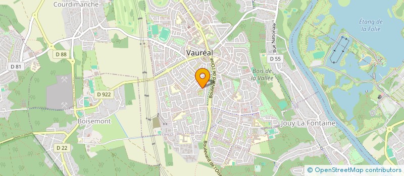 localisation de l'entreprise MONSIEUR VICTOR BANANIER  VAUREAL