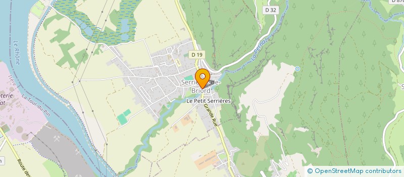 localisation de l'entreprise MONSIEUR VICTOR BARBE  SERRIERES-DE-BRIORD