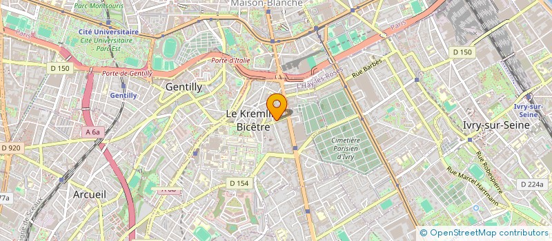 localisation de l'entreprise MONSIEUR VICTOR BARBIER à LE KREMLIN-BICETRE