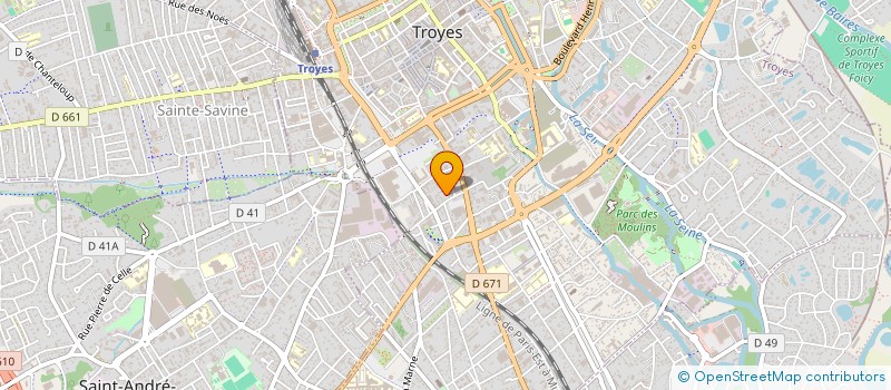 localisation de l'entreprise MONSIEUR VICTOR BARONI à TROYES
