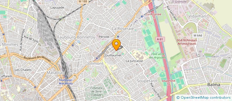localisation de l'entreprise MONSIEUR VICTOR BARRIER  TOULOUSE