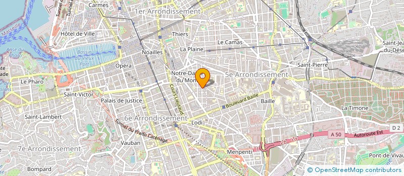 localisation de l'entreprise MONSIEUR VICTOR BAUDRY à MARSEILLE