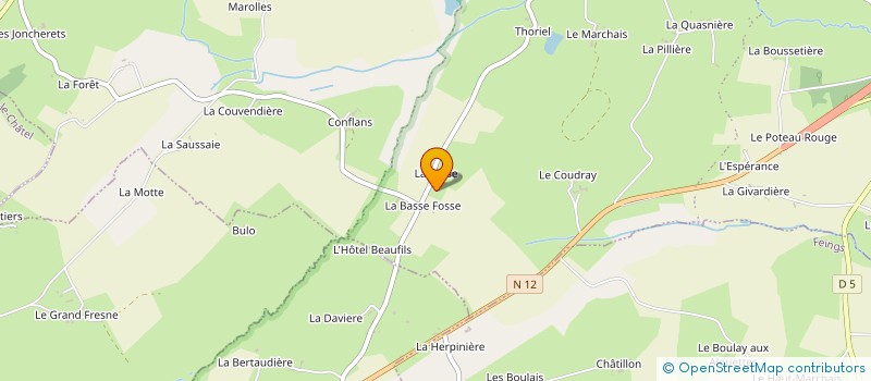 localisation de l'entreprise MONSIEUR VICTOR BEAUDOIRE à TOUROUVRE AU PERCHE