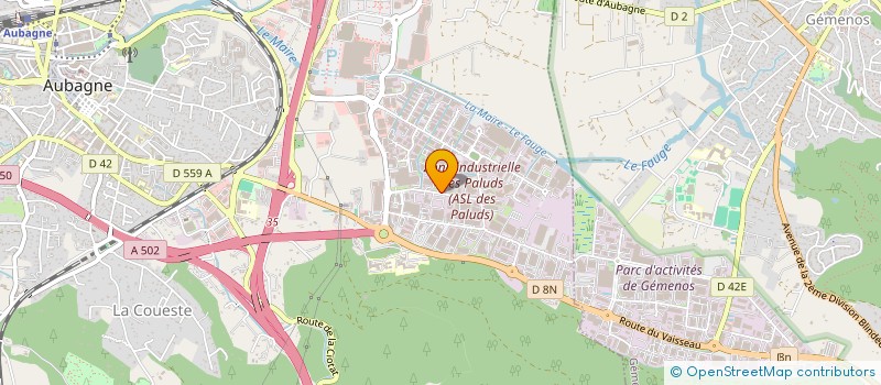 localisation de l'entreprise MONSIEUR VICTOR BEAUTOUR à AUBAGNE