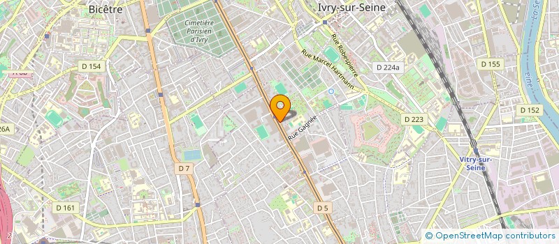 localisation de l'entreprise MONSIEUR VICTOR BERSON  IVRY-SUR-SEINE