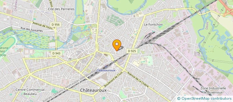localisation de l'entreprise MONSIEUR VICTOR BERTHIAS à CHATEAUROUX