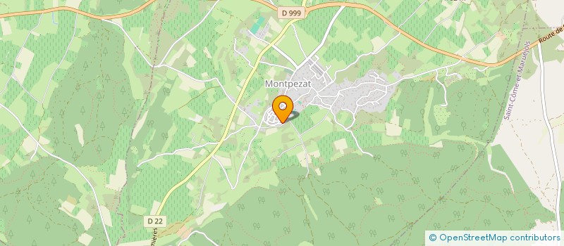 localisation de l'entreprise MONSIEUR VICTOR BESSAC  MONTPEZAT