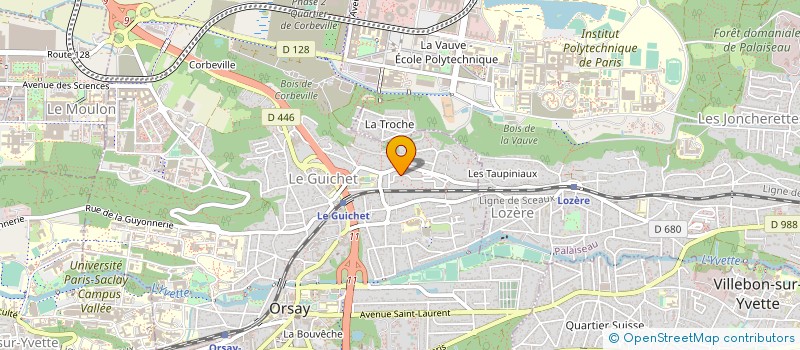 localisation de l'entreprise MONSIEUR VICTOR BIGGI à ORSAY