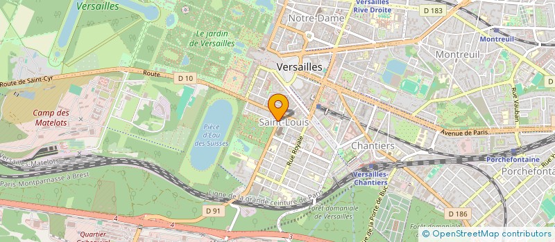 localisation de l'entreprise MONSIEUR VICTOR BIGOT à VERSAILLES