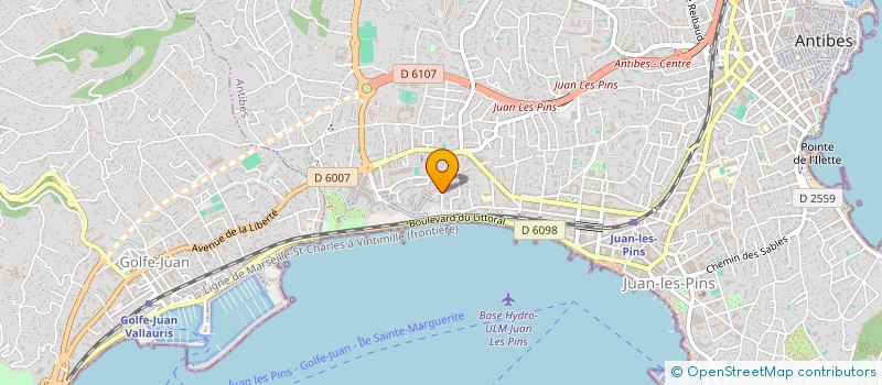 localisation de l'entreprise MONSIEUR VICTOR BILLARD à ANTIBES